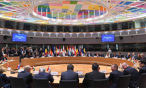 ministros de Exteriores de la Unión Europea Cancilleres de la UE dan luz verde a bloquear las sanciones de EEUU contra Irán